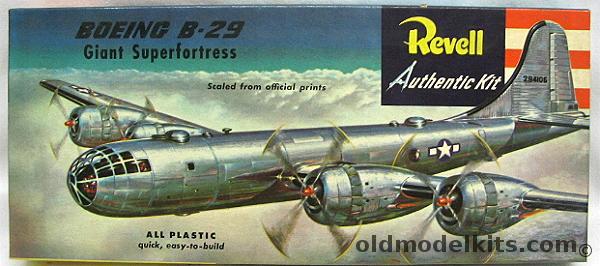 Revell 1/135 B-29 Giant Superfortress - Pre 'S' Issue with Early Stand, H208-98 plastic model kit